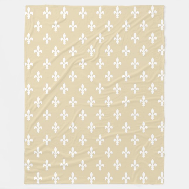 Manta Polar Beeswax Victorian Fleur de Lys (Anverso)