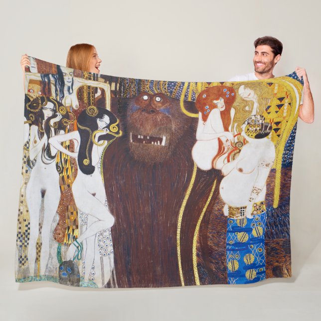 Manta Polar Beethoven Frieze (detalle), Gustav Klimt (In situ)