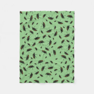 Manta Polar Beetle Bug Fleece Blanket