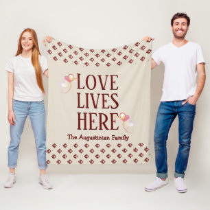 Manta Polar Beige Personalizado AMAR LA VIDA AQUÍ Keepsa
