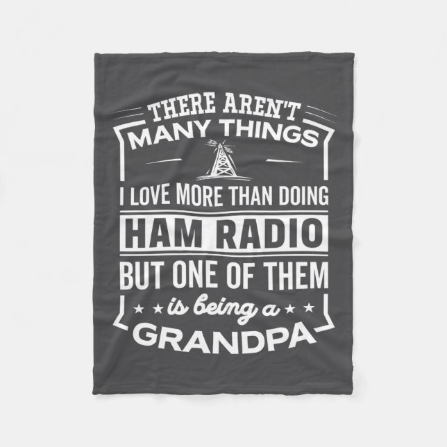 Manta Polar Being A Ham Radio Grandpa Funny Old Man  (Anverso)