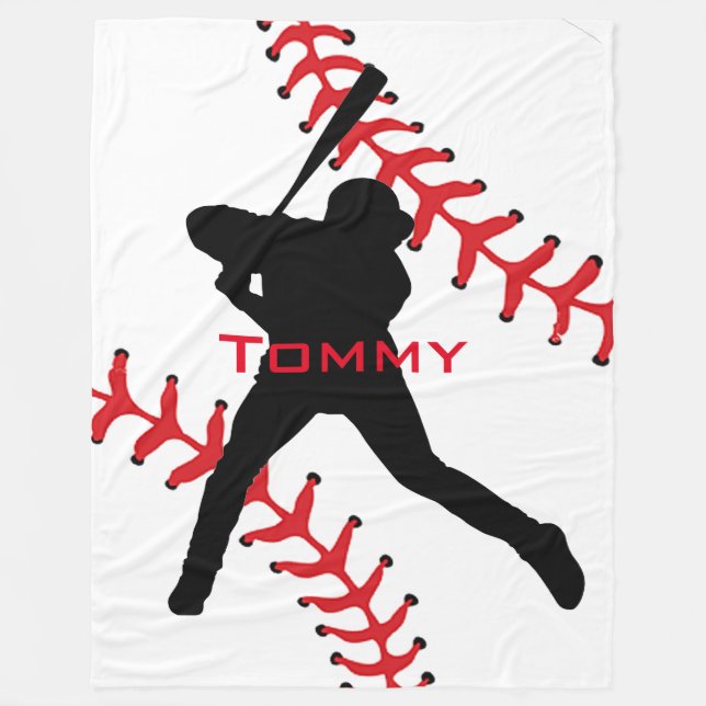 Manta Polar Béisbol Design Fleece Blanket (Anverso)