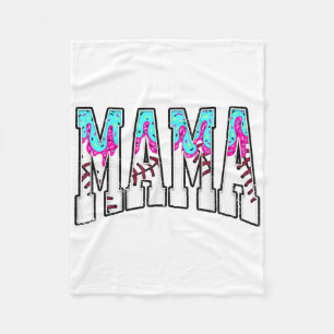 Manta Polar Béisbol Mama Helado Drin Con Bébea Espolvorosa