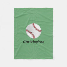 Béisbol personalizado en niños verdes