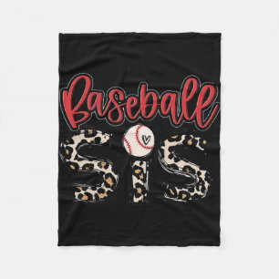 Manta Polar Beisbol Sis Vintage Sport Lover Mothers Da