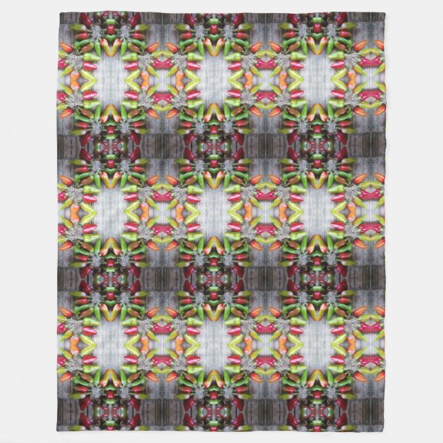 Manta Polar bell pepper blanket (Anverso)