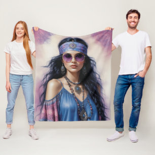 Manta Polar Belleza Boho