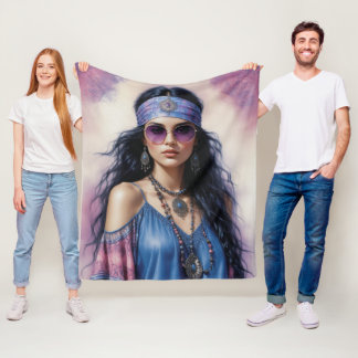 Manta Polar Belleza Boho