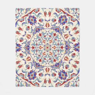 Manta Polar Belleza de Mandala: colorido mosaico cultural