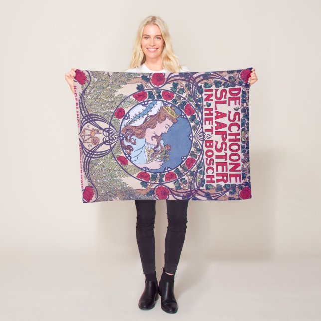 Manta Polar Belleza durmiente, arte de portada, Van Caspel (In situ)