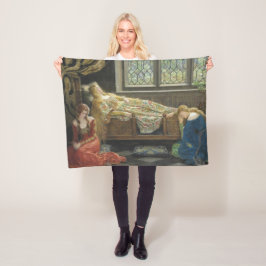 Manta Polar Belleza durmiente (por John Collier)