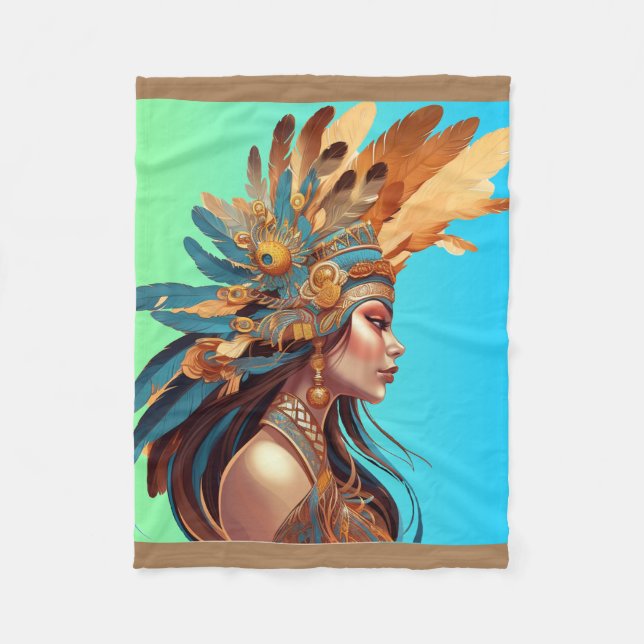 MANTA POLAR BELLEZA NATIVA #1 (Anverso)