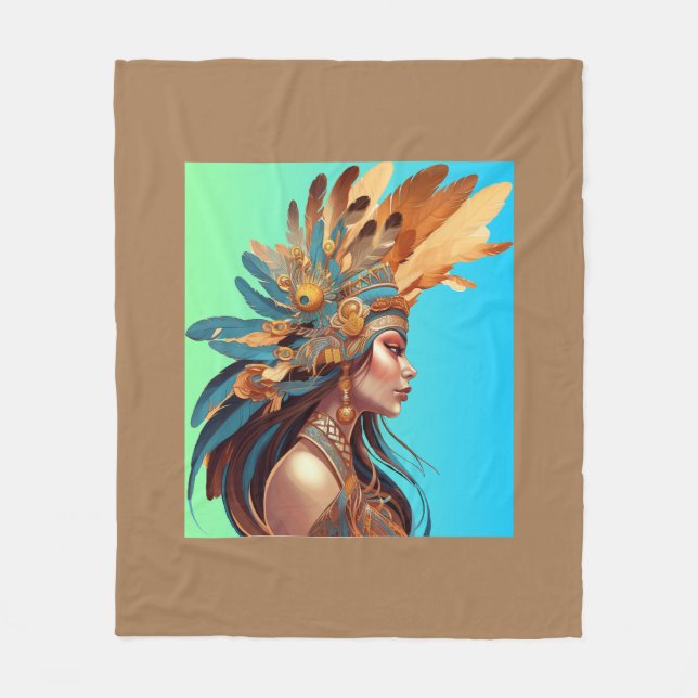 MANTA POLAR BELLEZA NATIVA #1 (Anverso)