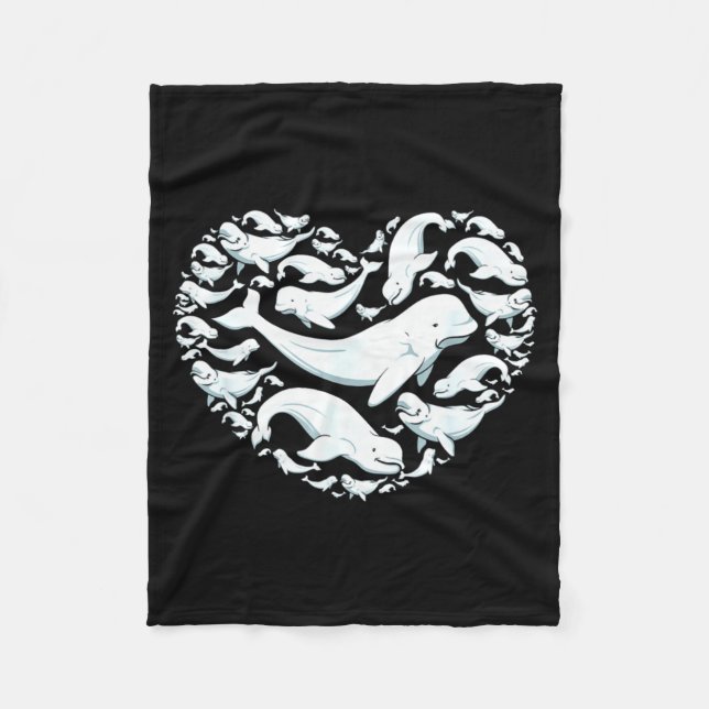 Manta Polar Beluga Whales Valentine Days For Kids Boy Girl Men (Anverso)