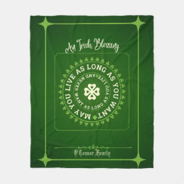 Manta Polar Bendiciones irlandesas pueden vivir todo el tiempo