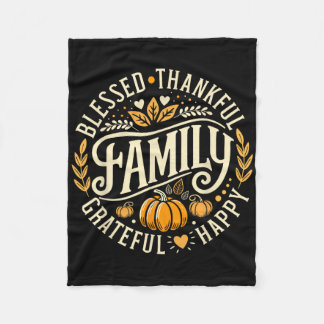 Manta Polar Bendita Familia Feliz Agradecimiento Gracias Por G