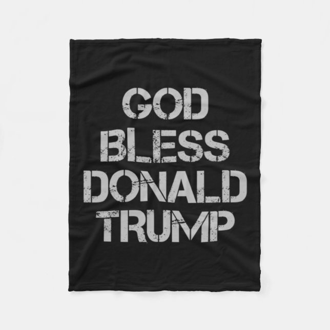 Manta Polar Bendito Donald Trump camiseta (Anverso)