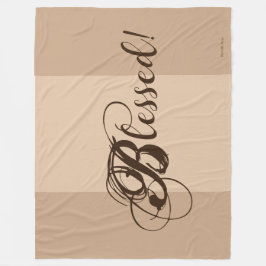 Manta Polar ¡Bendito! Masa de la cebolla (Tan/ Brown)