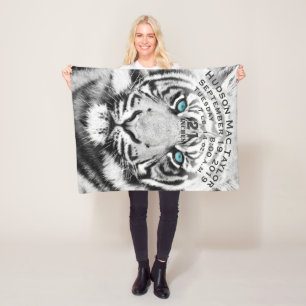 Manta Polar Bengala Tigre Nacimiento Registro de Nacimiento Es