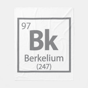Manta Polar Berkelium - Tabla periódica de ciencias de Berkele