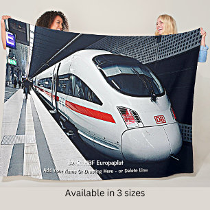 Manta Polar Berlín HBF Europaplat Tren moderno - Añadir nombre
