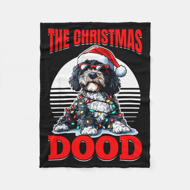 Manta Polar Bernedoodle Christmas Dog Breed The Christmas Dood (Anverso)