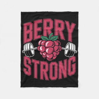 Manta Polar Berry Strong - Fitness Levantamiento de Pesas Cult