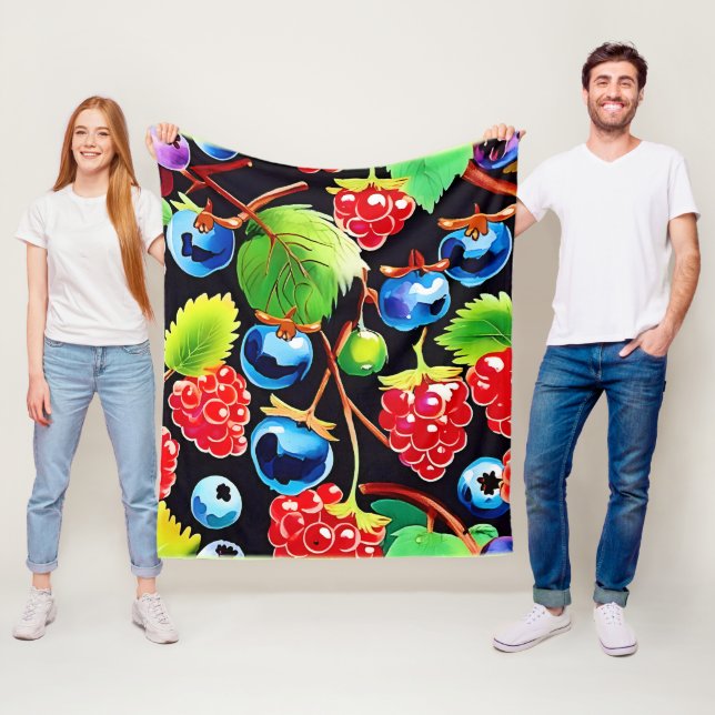 Manta Polar Berryful Delight Art (In situ)