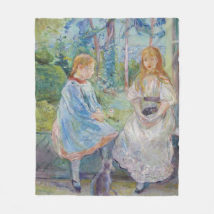 Manta Polar Berthe Morisot - Jóvenes Chicas en la ventana