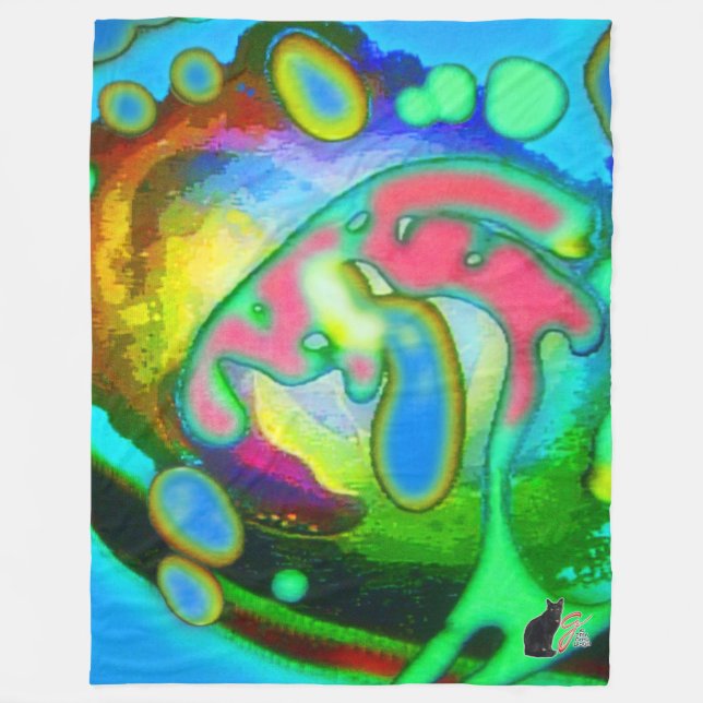 Manta Polar Besada funda de la fleece del embrión (Anverso)