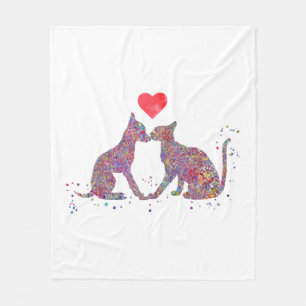 Manta Polar Besos para gatos y perros