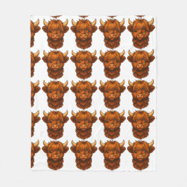 Manta Polar Besos y abrazos de moco de mariposa - media luna e