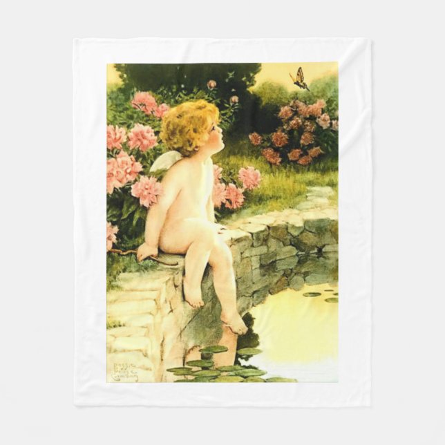 Manta Polar Bessie Pease Gutmann Art (Anverso)