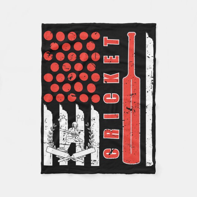 Manta Polar Best Cricket Design For Men Women Kids Sports Team (Anverso)