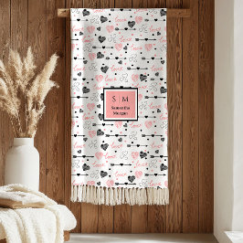 Manta Polar Best Valentine’s Gift Personalized Heart Sketch