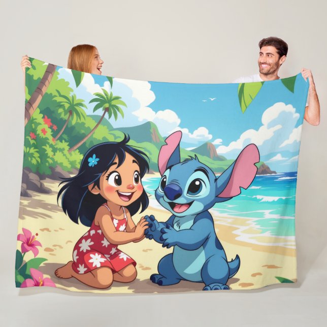 Manta Polar Beste Freunde fürs Leben – Lilo & Stitch   (In situ)