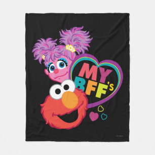 Manta Polar BFF Abby and Elmo