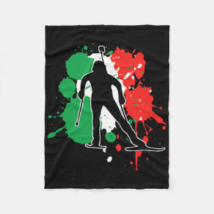 Manta Polar Biatlonista de bandera italiana - Biatlón italiano
