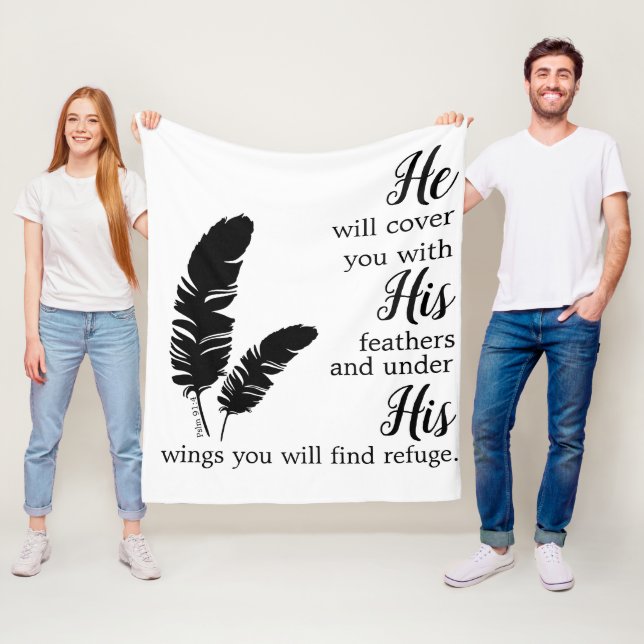 Manta Polar Biblia cristiana Verse Blanet (In situ)