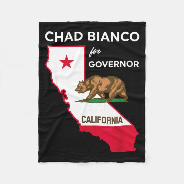 Manta Polar Bicanco 2026 Chad Bianco For Governor Of Californi (Anverso)