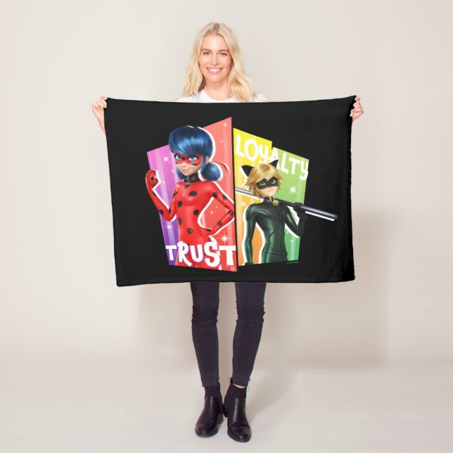 Manta Polar Bicho de liga y gatos | Confianza y lealtad (In situ)