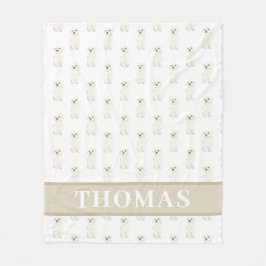 Manta Polar Bichon Boloñesa Habana Maltesa Coton Havapoo