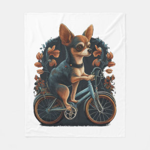 Manta Polar Bicicleta Chihuahua Bicicleta Perro Ciclismo