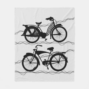 Manta Polar Bicicleta Negro 1