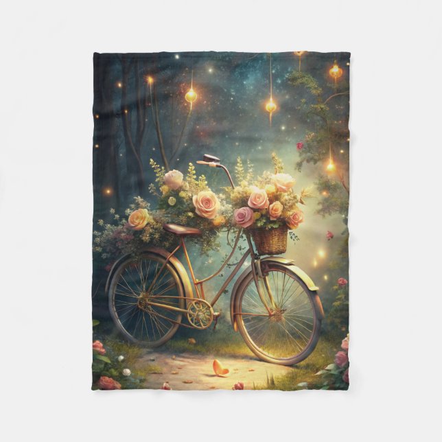 Manta Polar Bicycle and Flowers (Anverso)