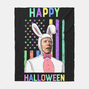 Manta Polar Biden Easter Happy Halloween Bunny Joe Easter Flag