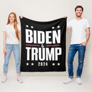 Manta Polar Biden Trump 2024 Divertida Elección Presidencial V