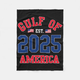 Manta Polar Bienvenidos A America Gulf Est 2025 Bandera Estado