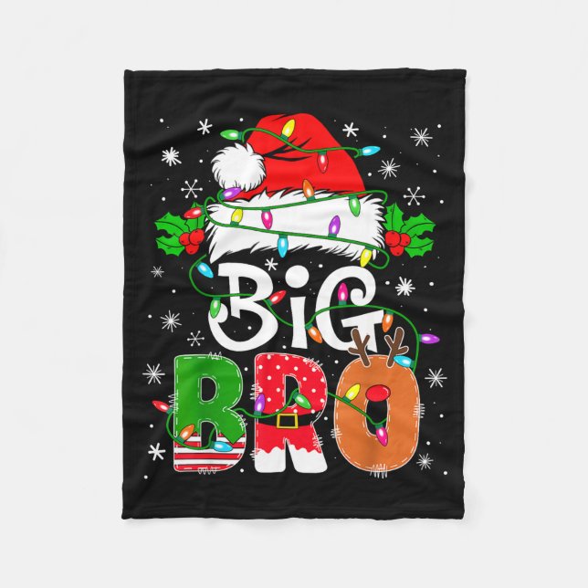 Manta Polar Big Bro Santa New Sibling Brother Announcement Xma (Anverso)