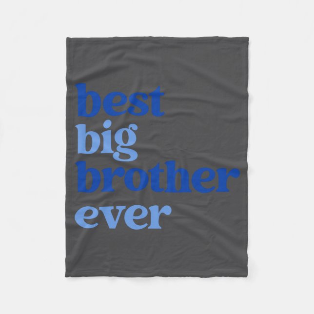 Manta Polar Big Brother Ever Gray With Blue Text Boys _2  (Anverso)